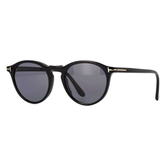 Tom Ford Accessories - New TOM FORD Aurele Black Polarised Round FT0904/S 01D Sunglasses Women